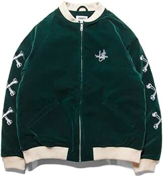 ジャケット・アウター HAIGHT New School Skull Velour Jacket 41jTLnu+vaL._AC_AC_SY350_QL65_.jpg